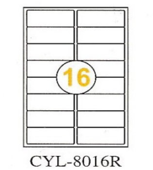 A4 Computer Label (16pcs with border) (CYL-8016R)